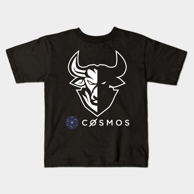 Cosmos  Crypto Cryptocurrency ATOM  coin token Kids T-Shirt by JayD World